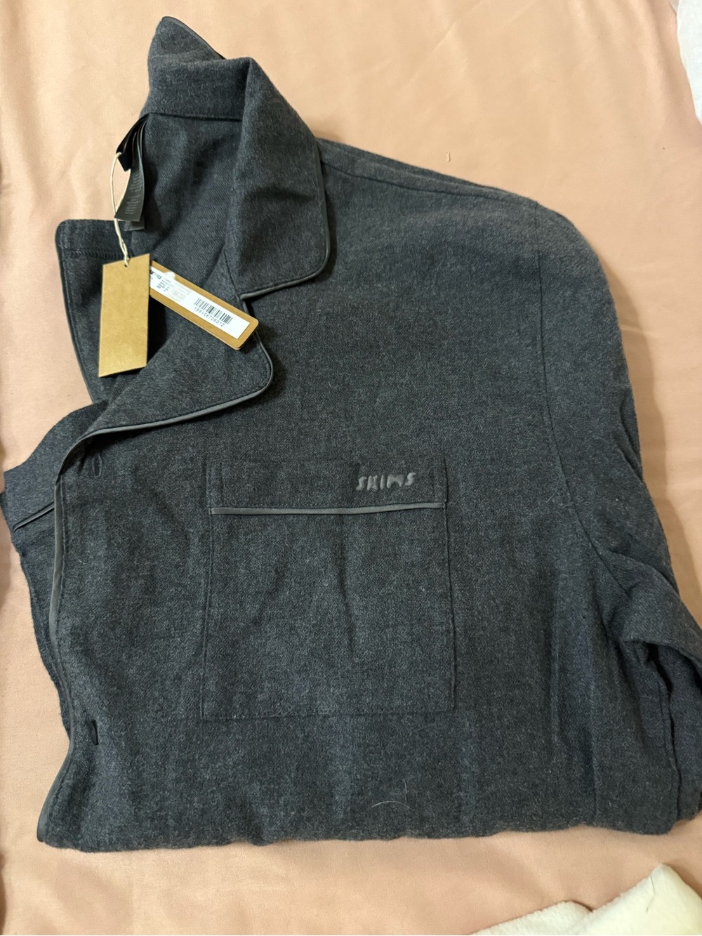 SKIMS 💓 Charcoal Gray Pj top